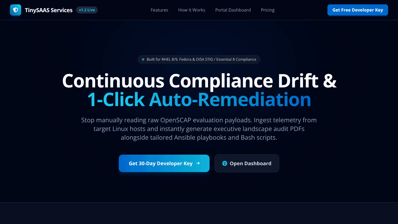 Automated SCAP Scan Compliance Engine