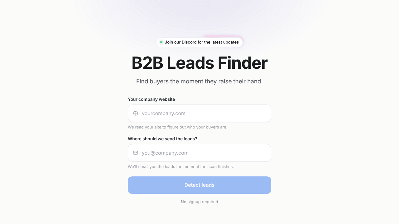 B2B Leads Finder