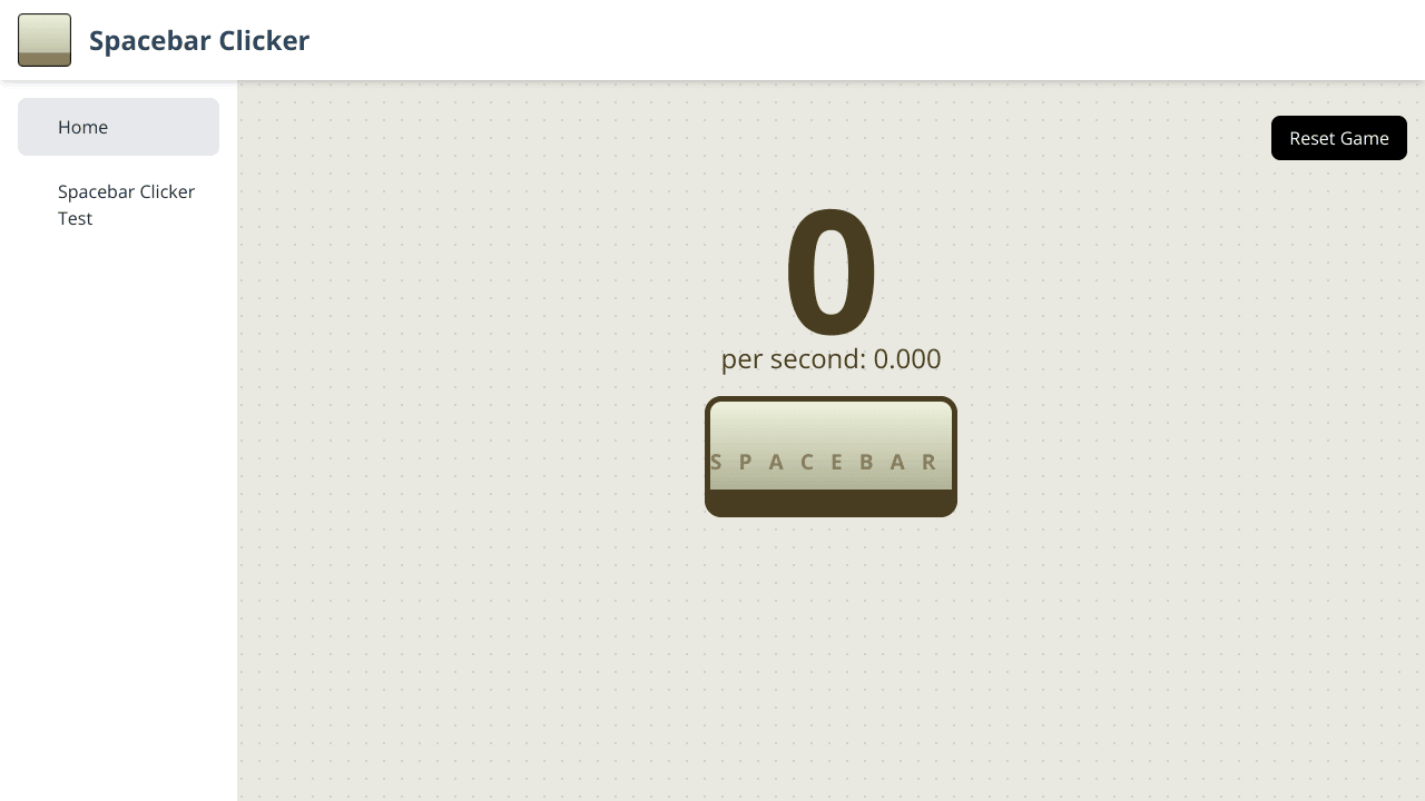 Spacebar Clicker