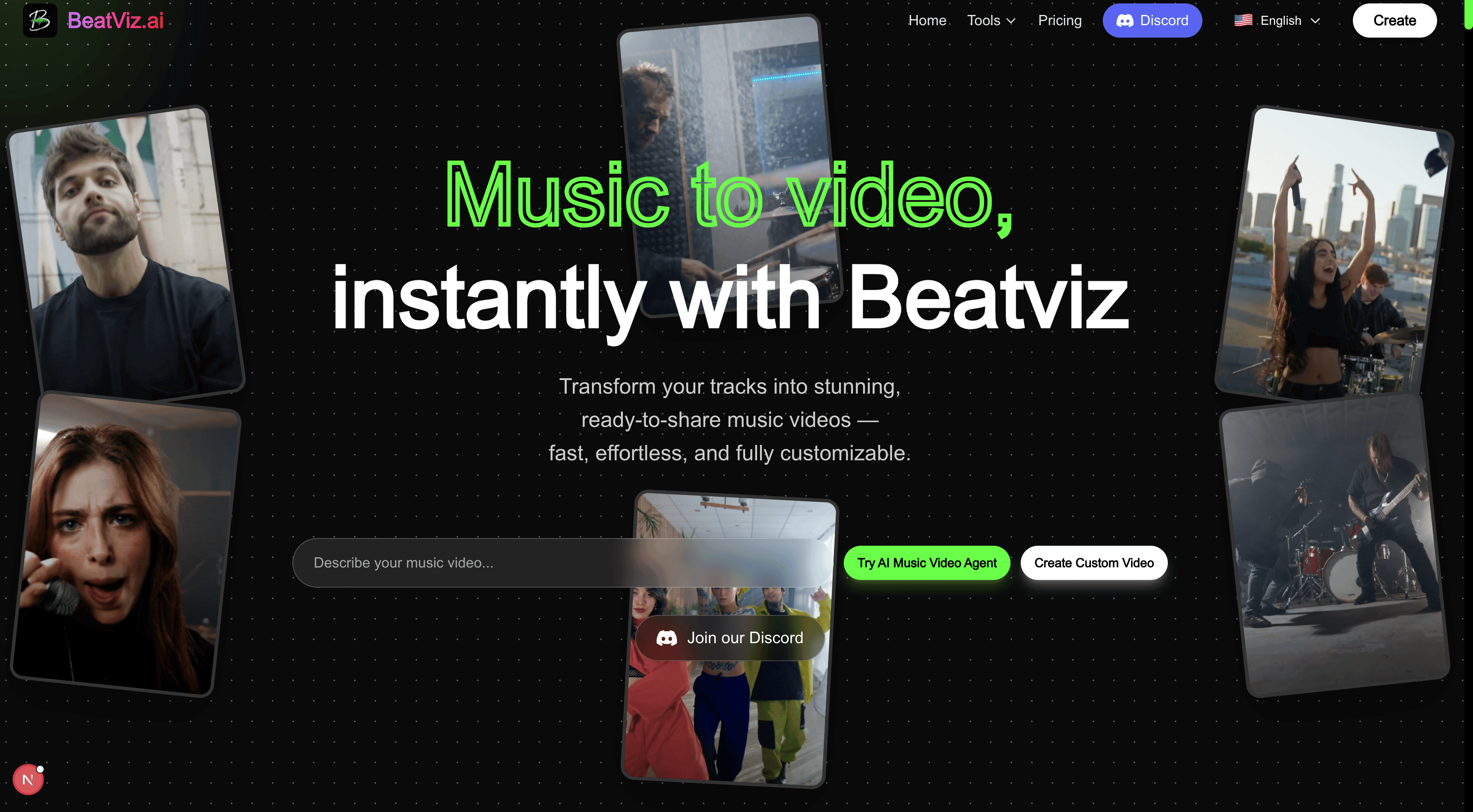 BeatViz AI Music Video Generator