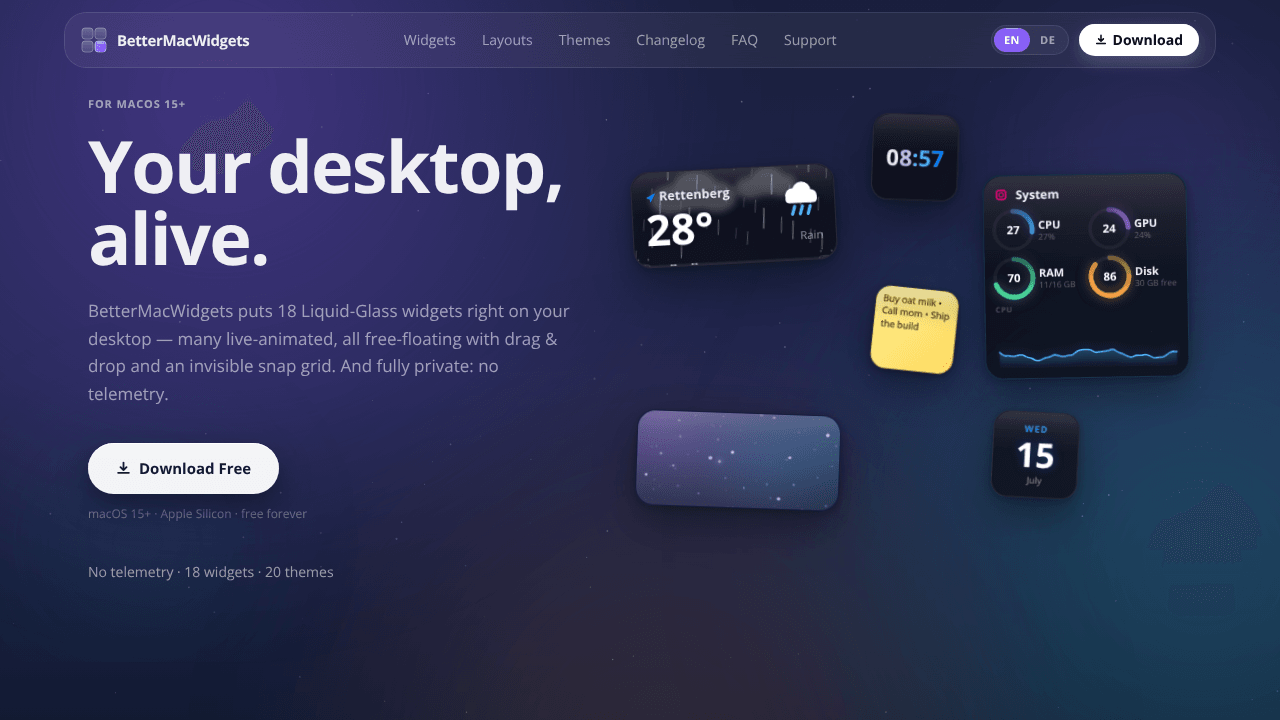 BetterMacWidgets