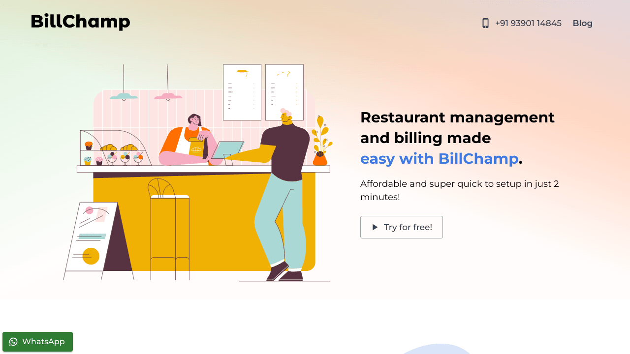 Billchamp POS Billing Software 