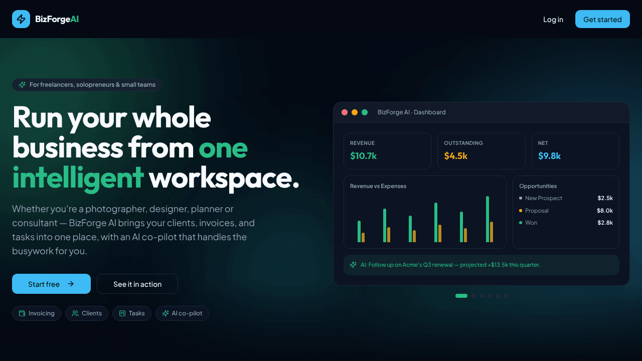 BizForgeAI — Forge Your Path