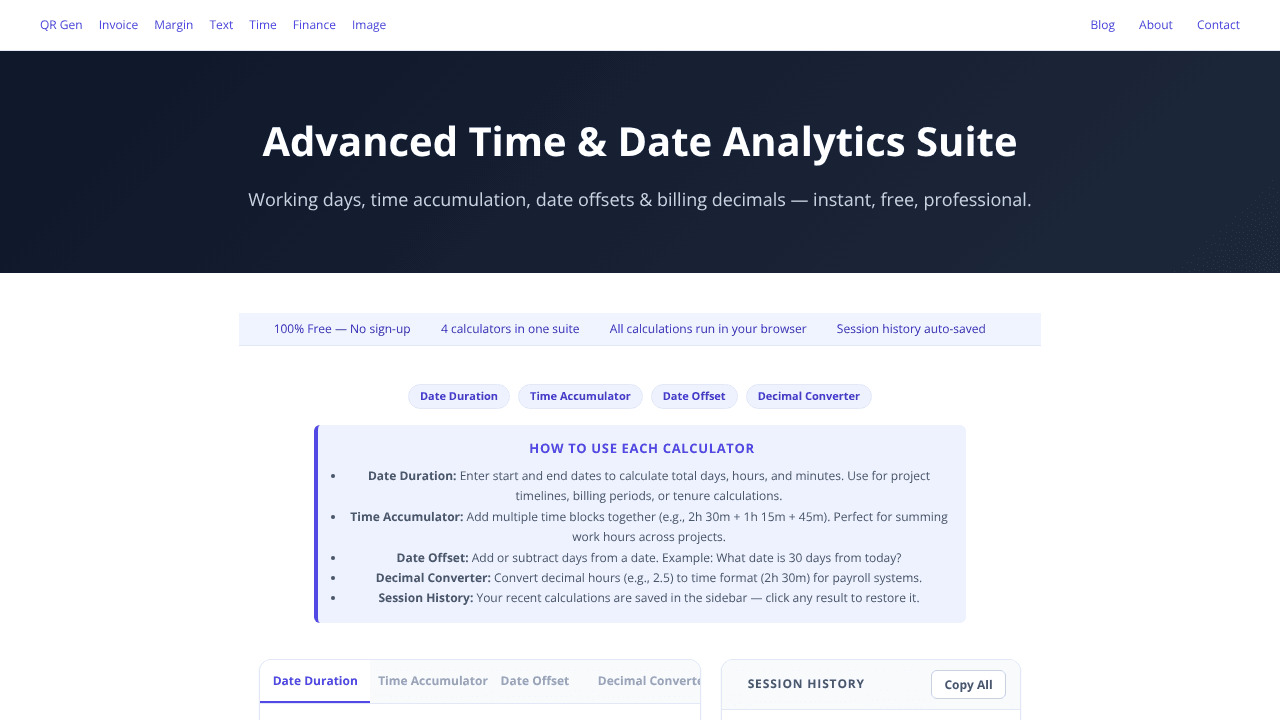 BizTimeCalculator