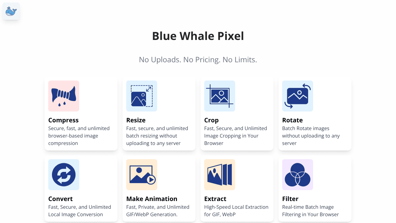 Blue Whale Pixel (BWPixel)