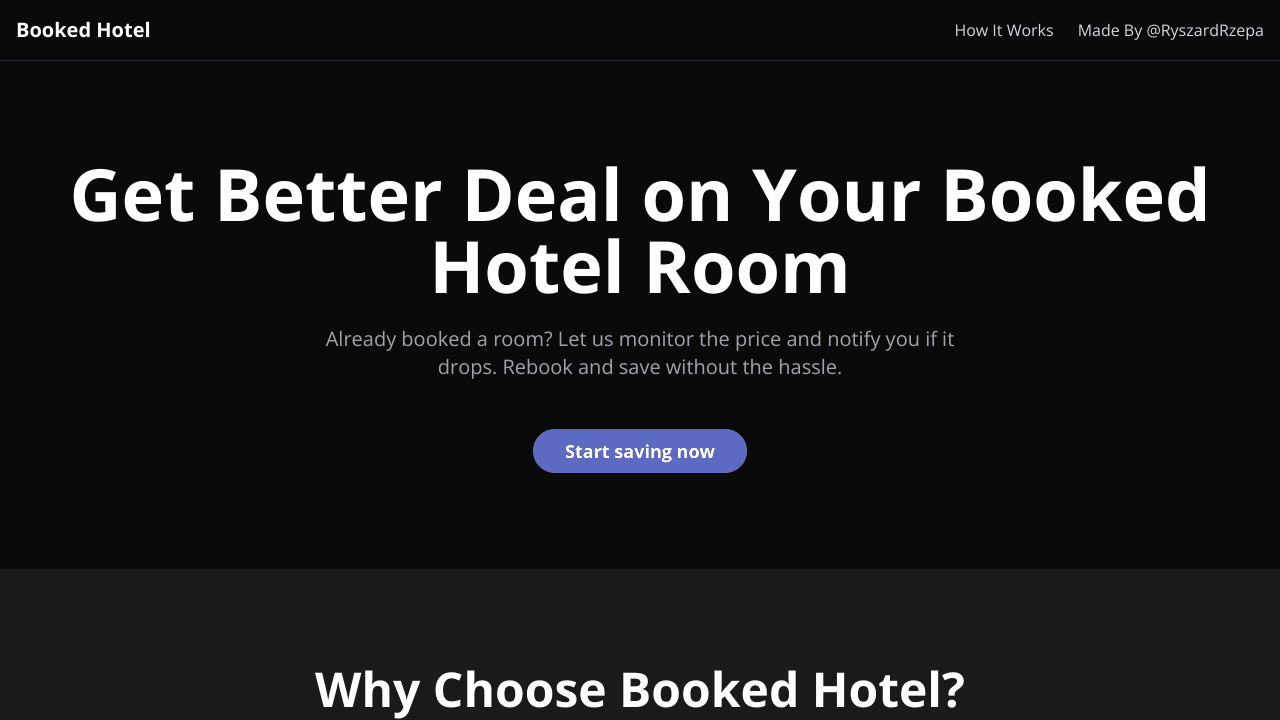 Booked Hotel