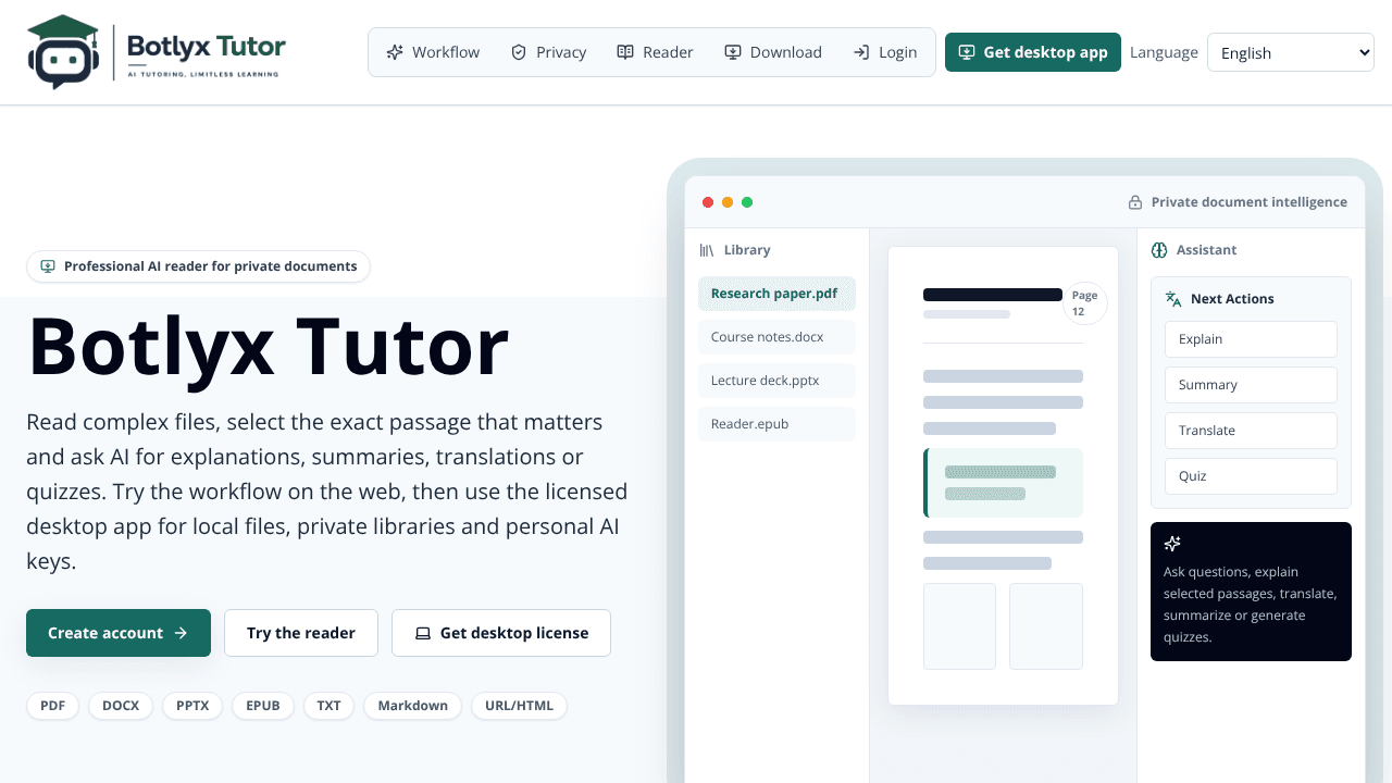 Botlyx Tutor