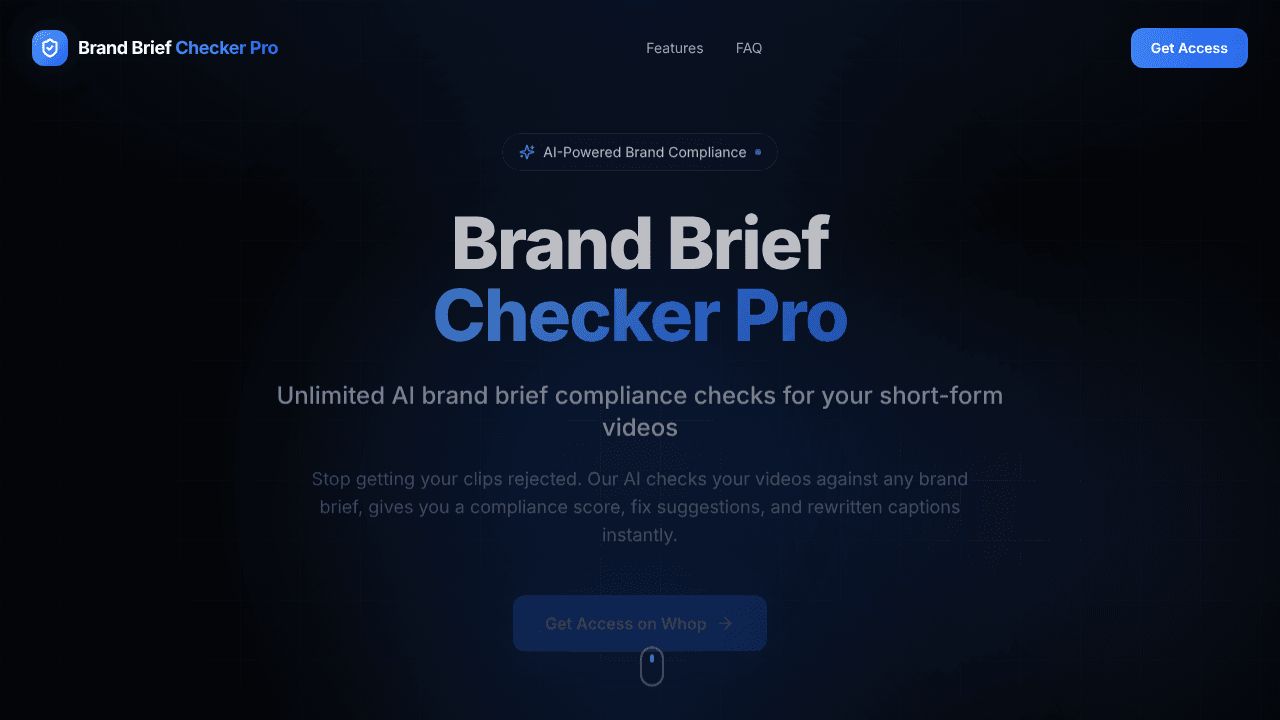 Brand Brief Checker Pro 