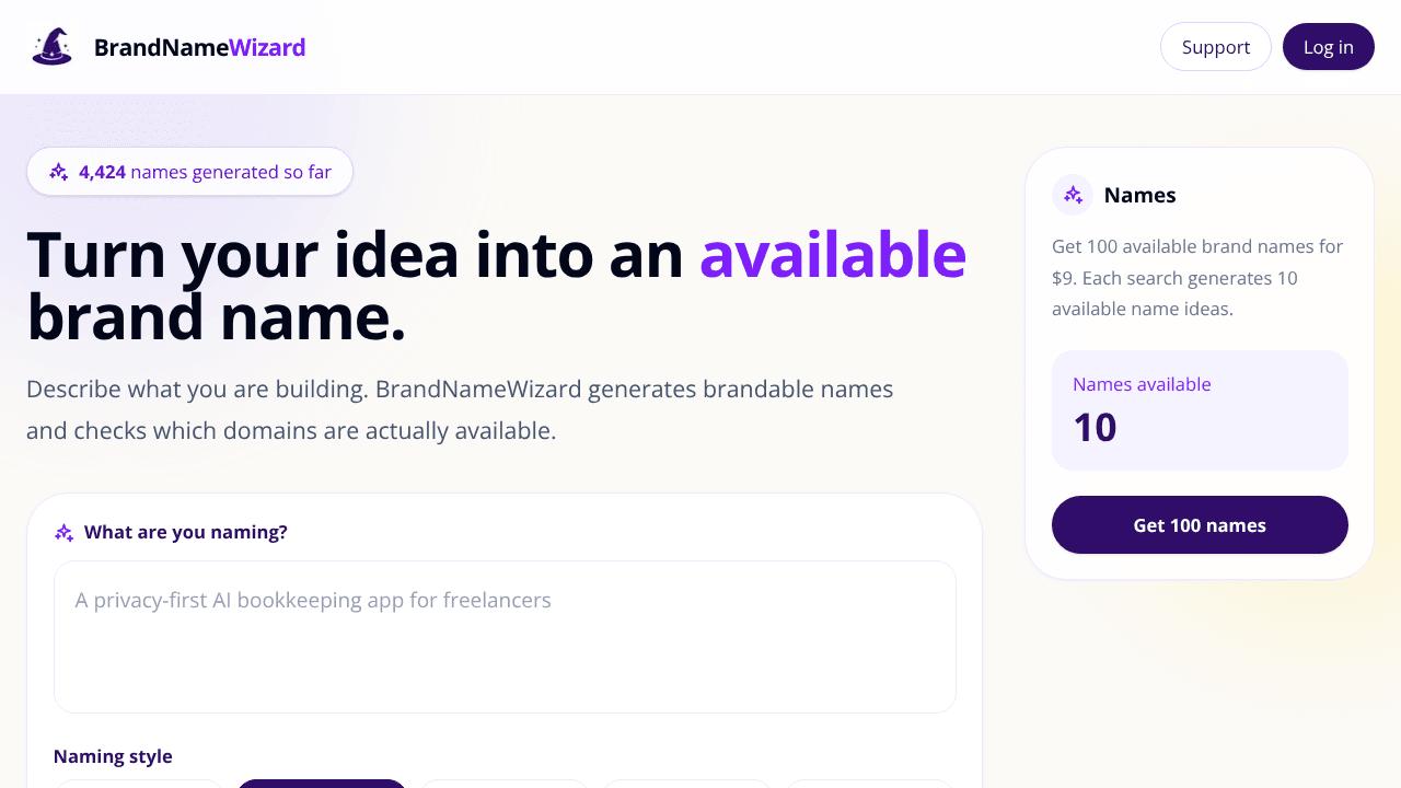 BrandNameWizard