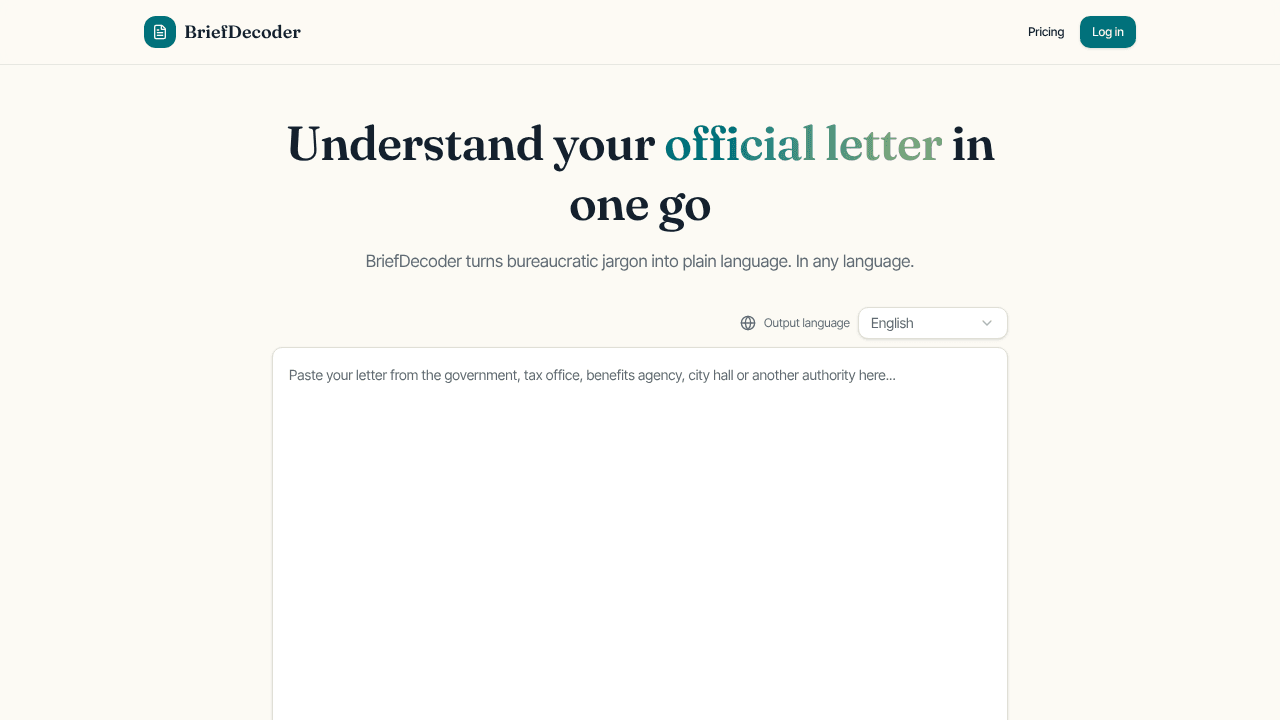 BriefDecoder
