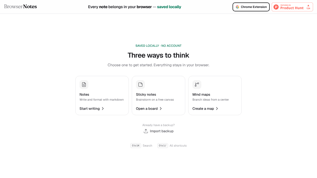 Browser Notes