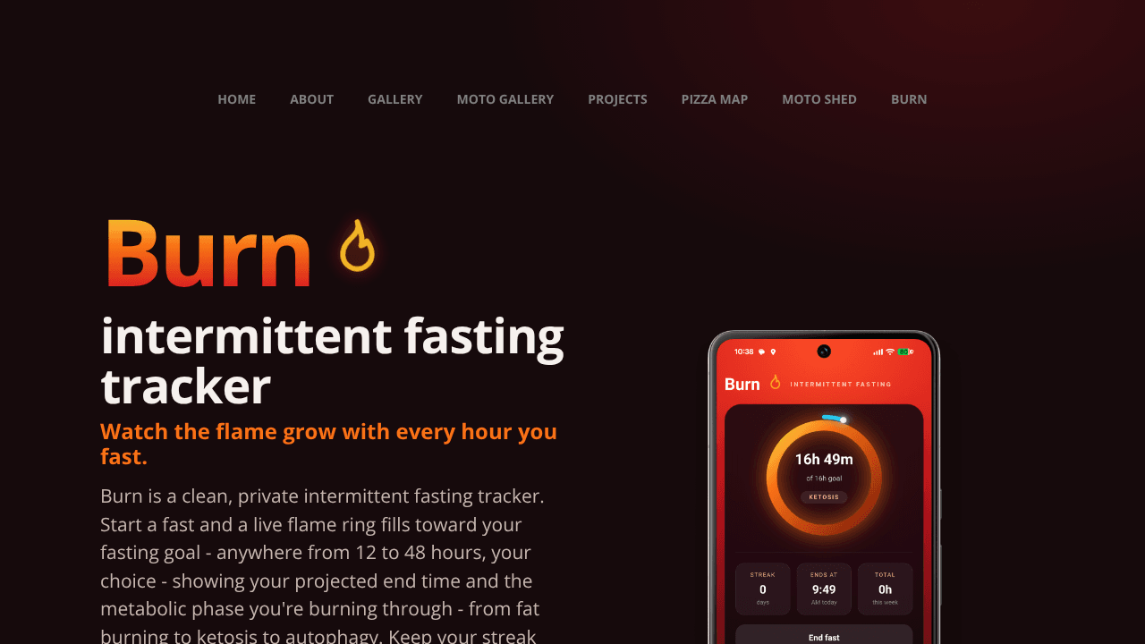 Burn: Fasting & BMI Tracker