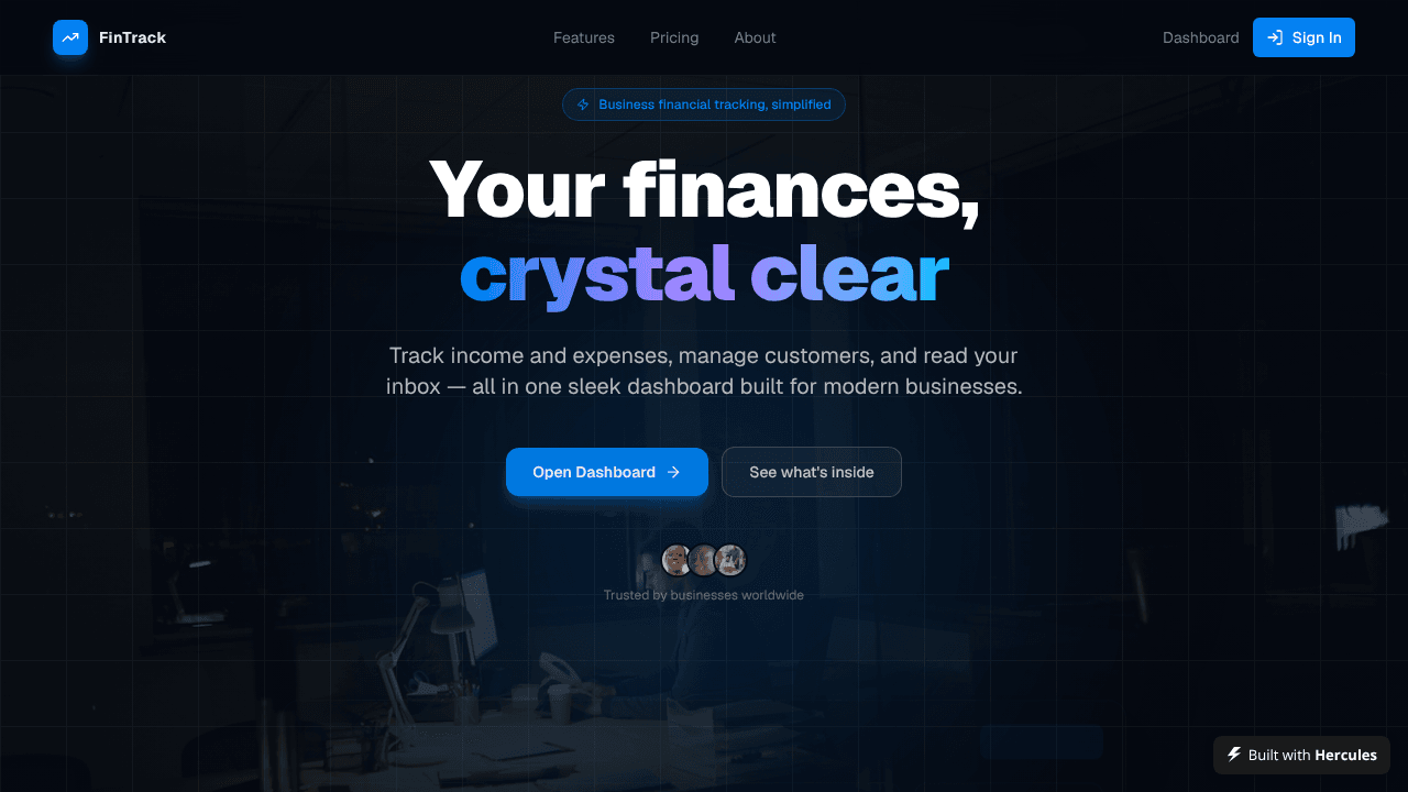 Business Financial Tracker