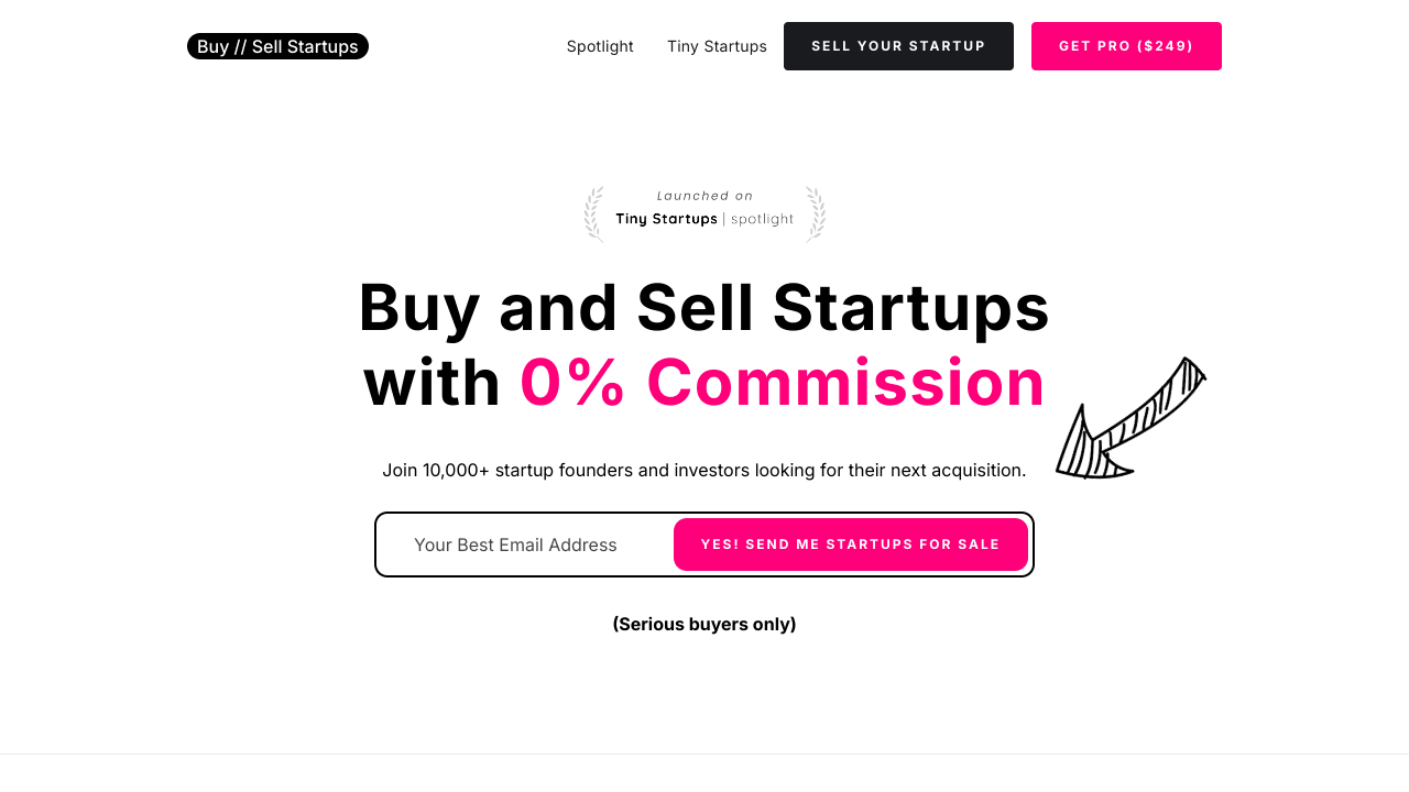 Buy Sell Startups 2.0