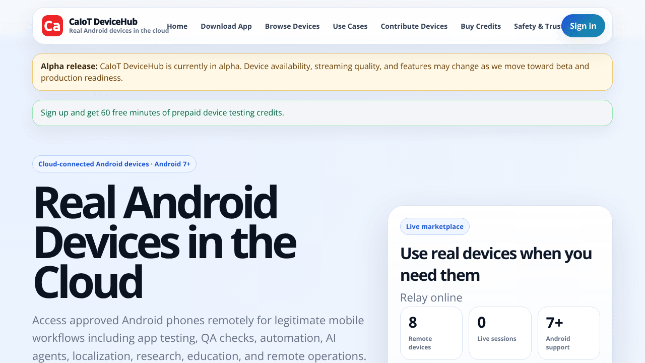CaIoT DeviceHub