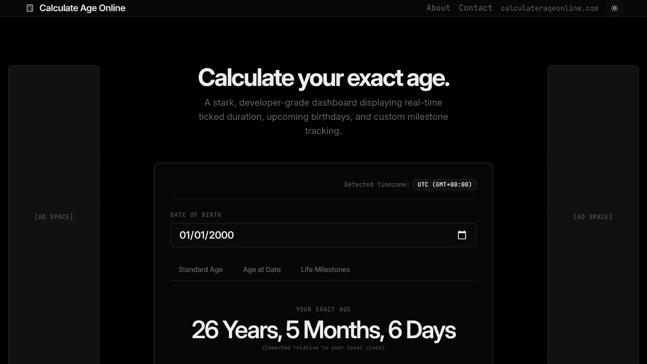 Calculate Age Online