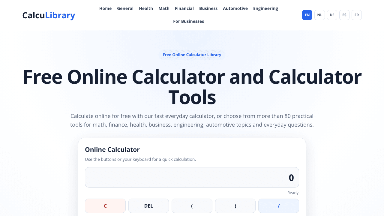 CalcuLibrary