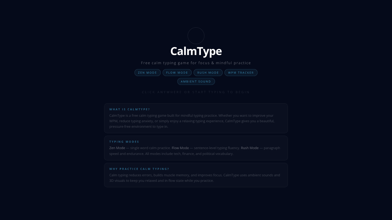 CalmType