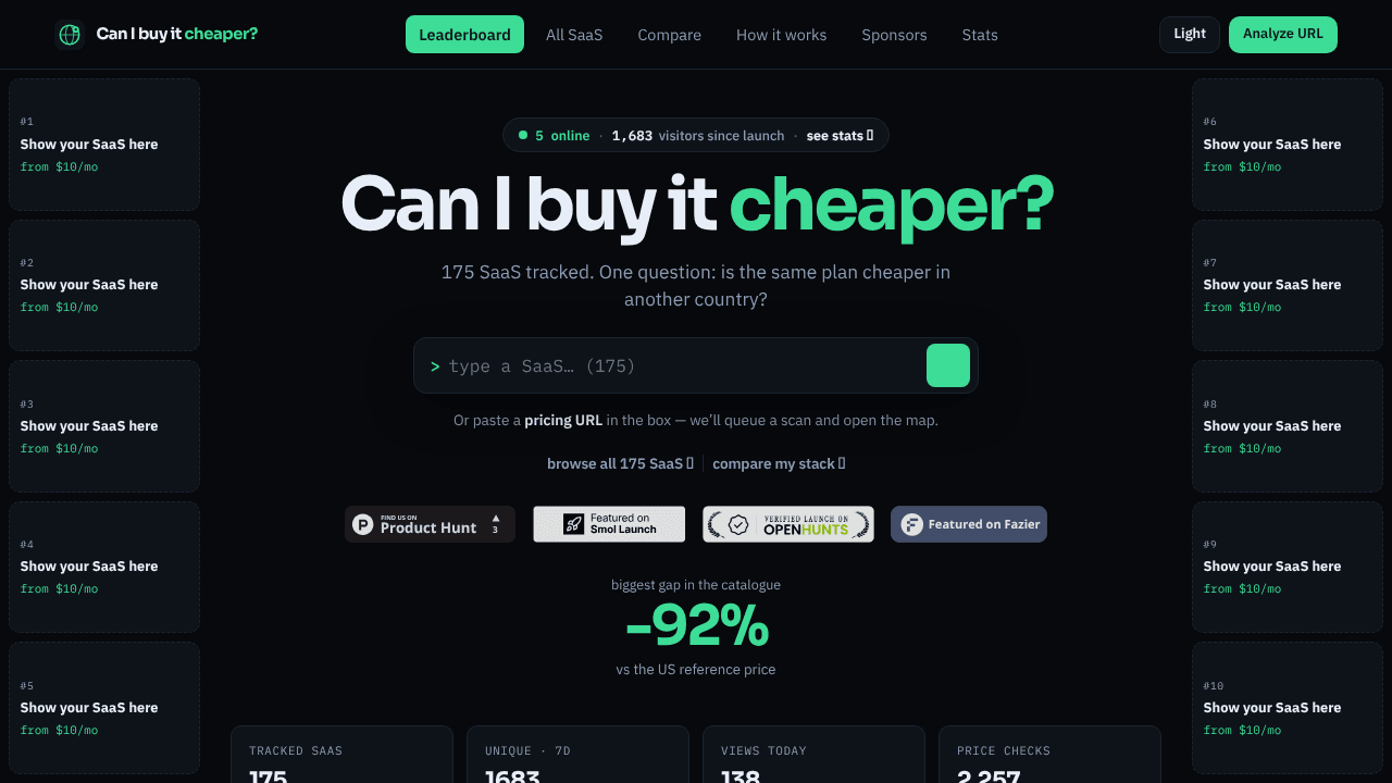 Can I buy it cheaper?