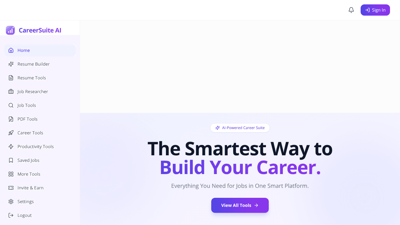 CareerSuite AI