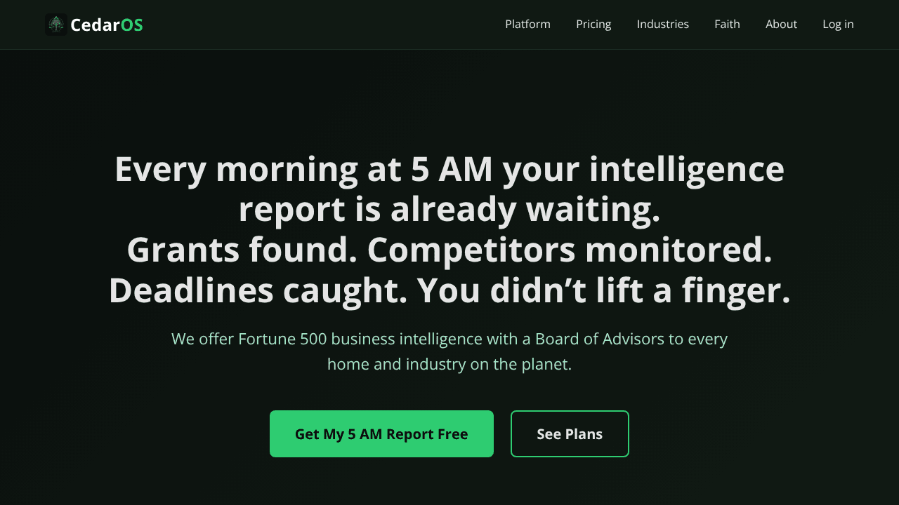 CedarOS AI