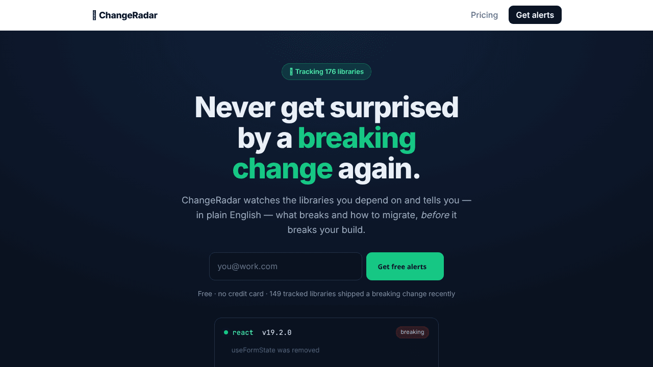 ChangeRadar