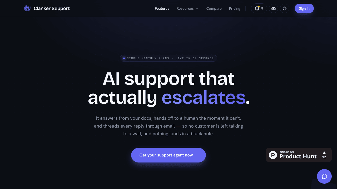 Clanker Support
