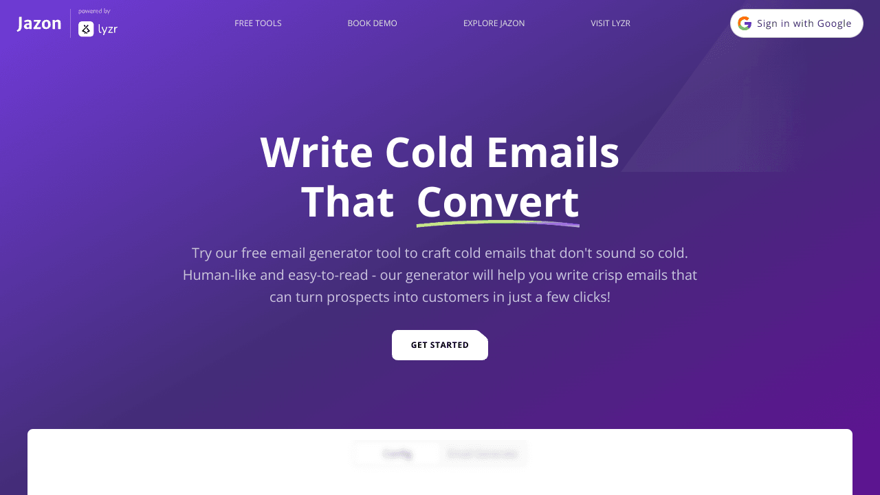 Cold Email generator