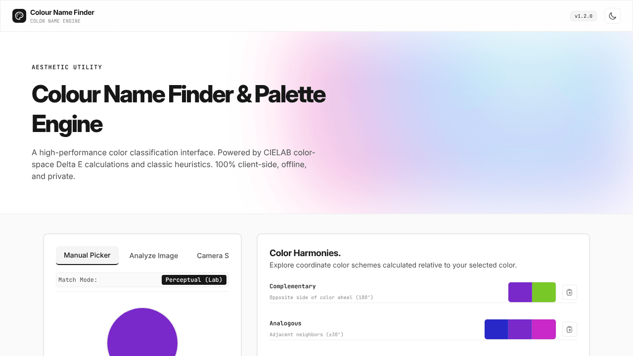 Colour Name Finder