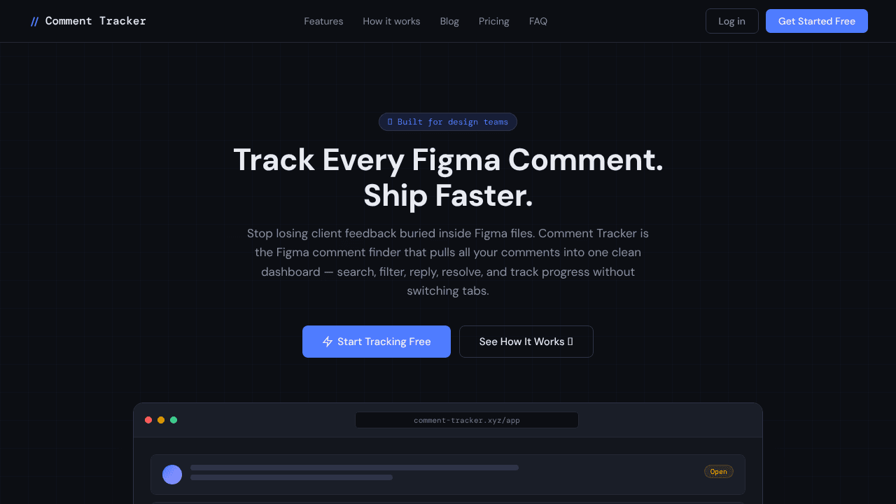 Comment Tracker