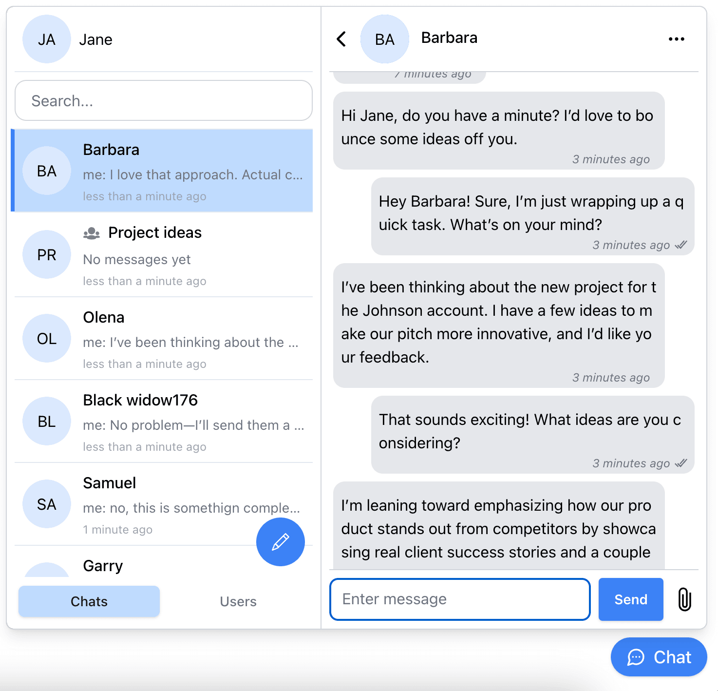 ConnectyCube Chat Widget