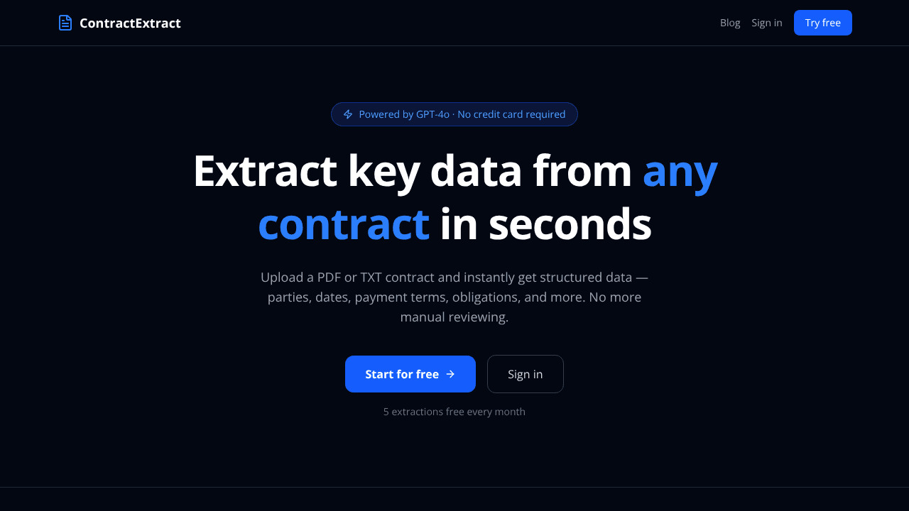 ContractExtract