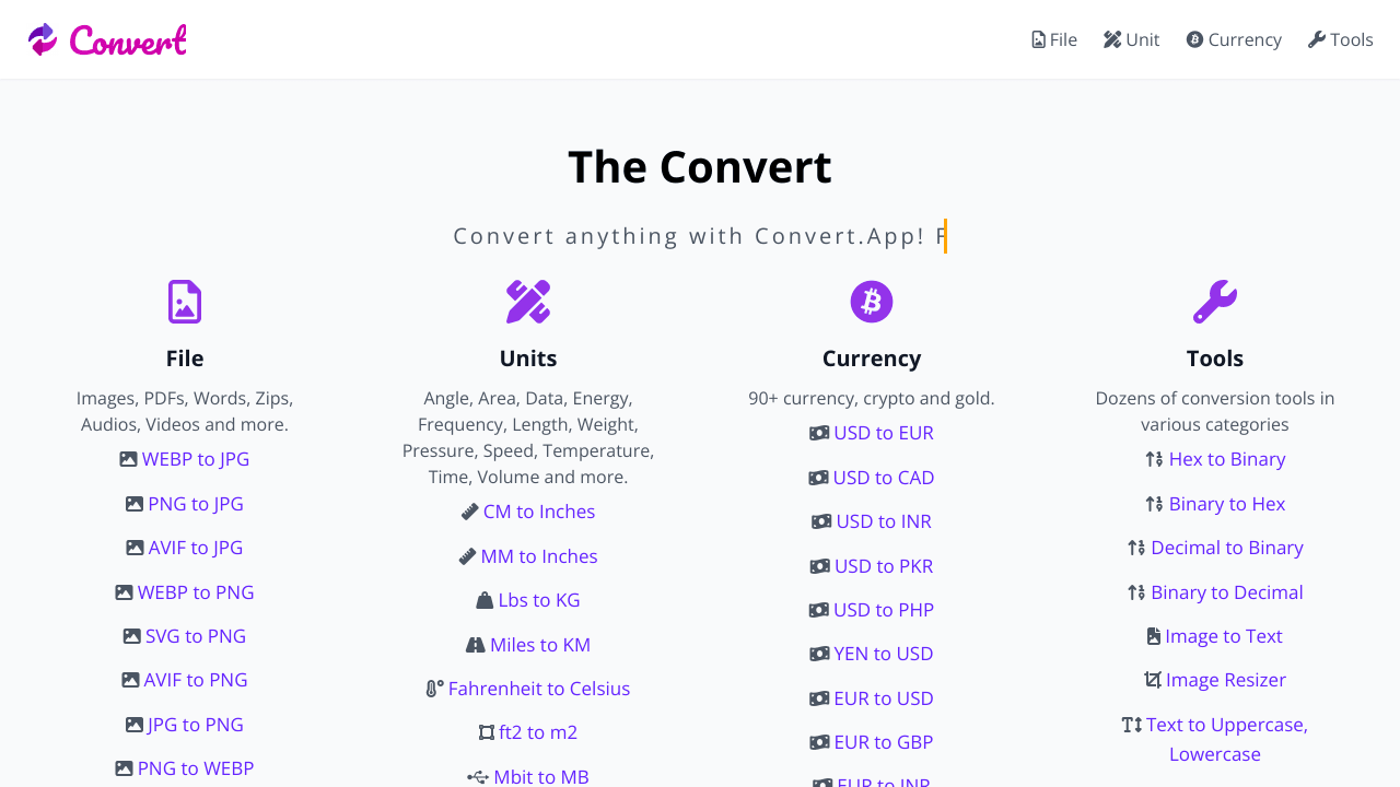 Convert