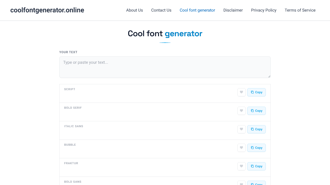 coolfontgenerator.online