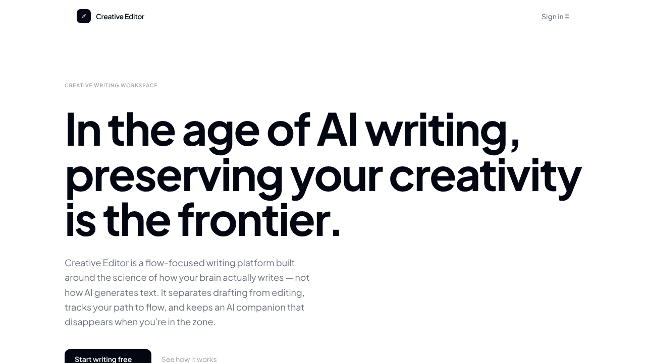 Creative Editor