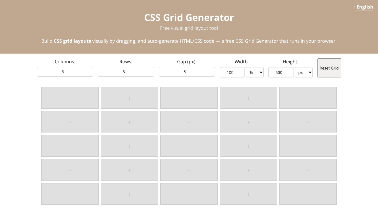 CSS Grid Generator