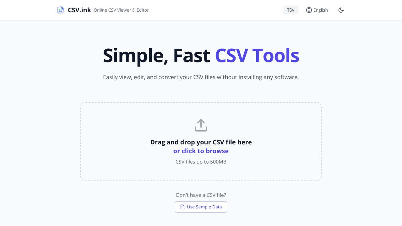 CSV.ink