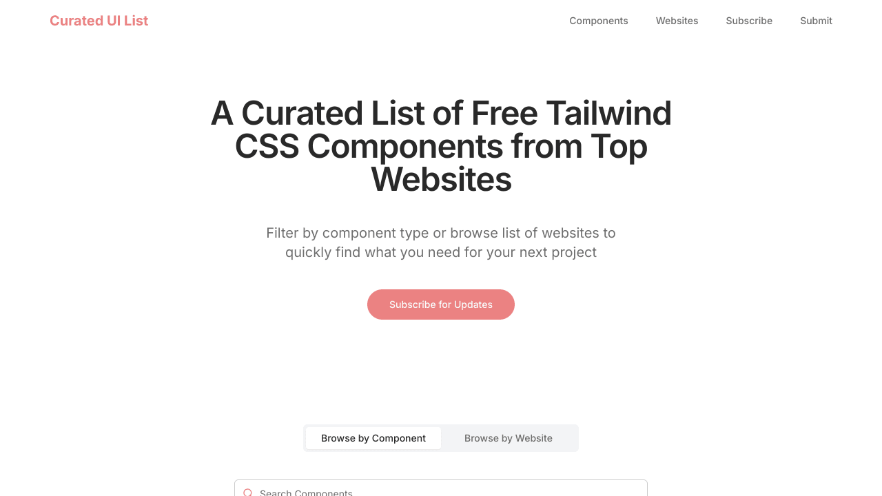 Curated UI List | Techbasedirectory.com