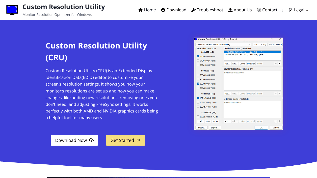 Custom Resolution Utility