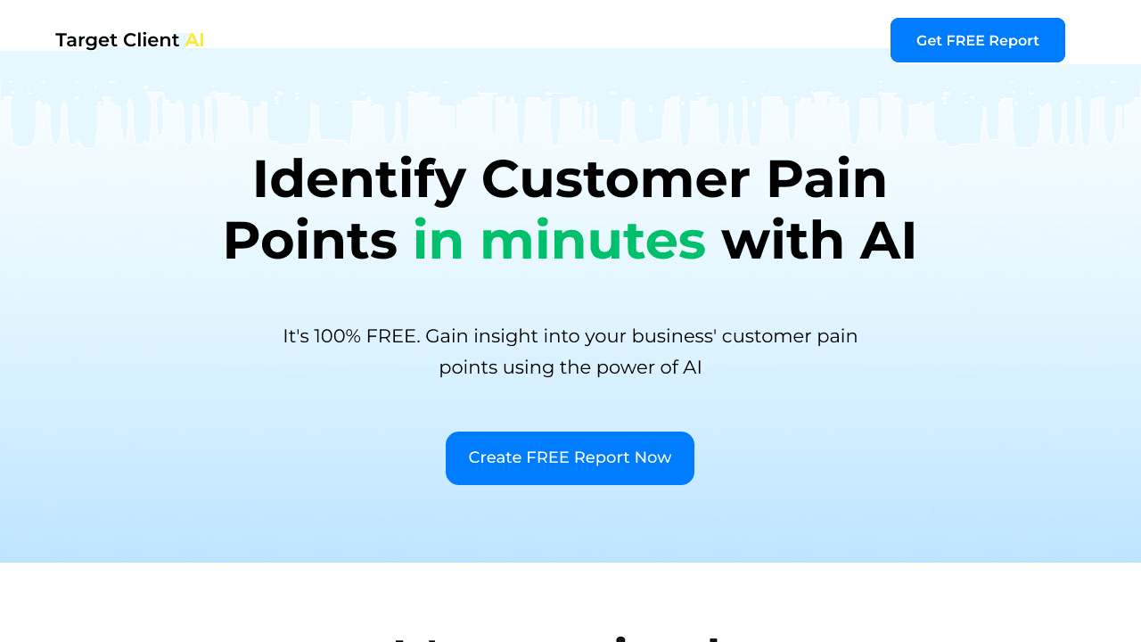 Customer Pain Points Generator — FREE