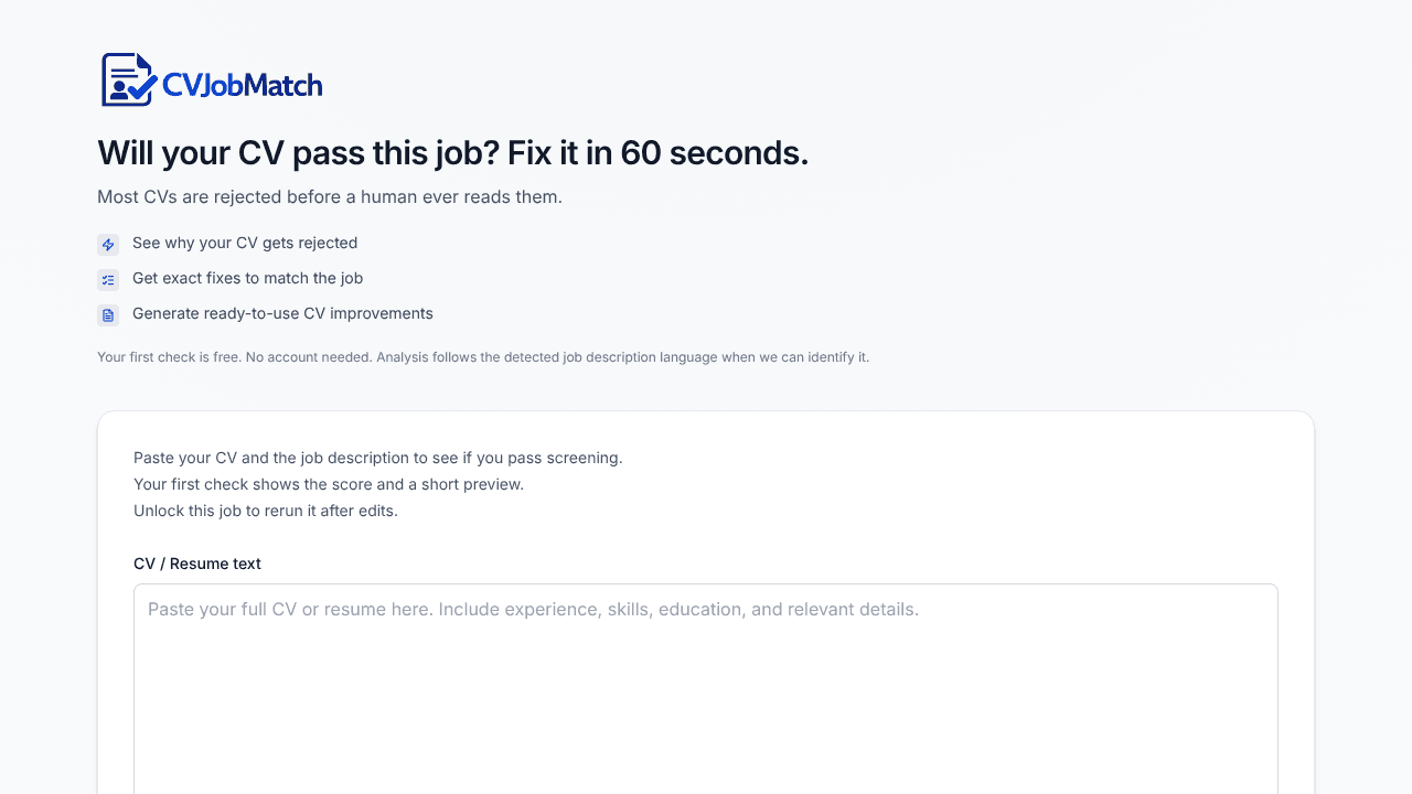 CVJobMatch