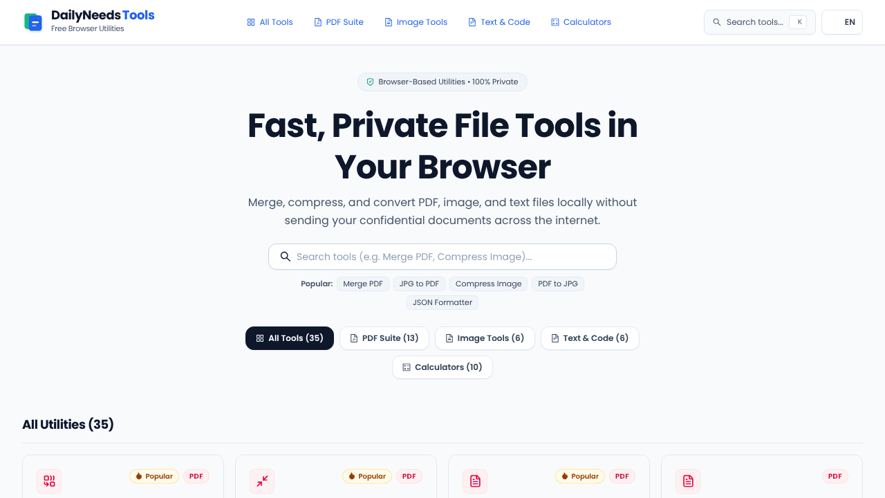 DailyNeedsTools
