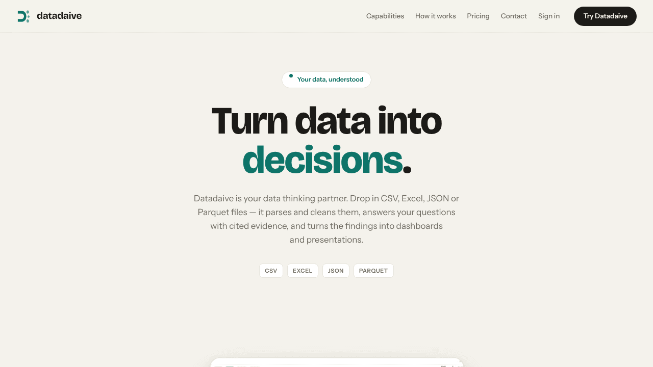 Datadaive