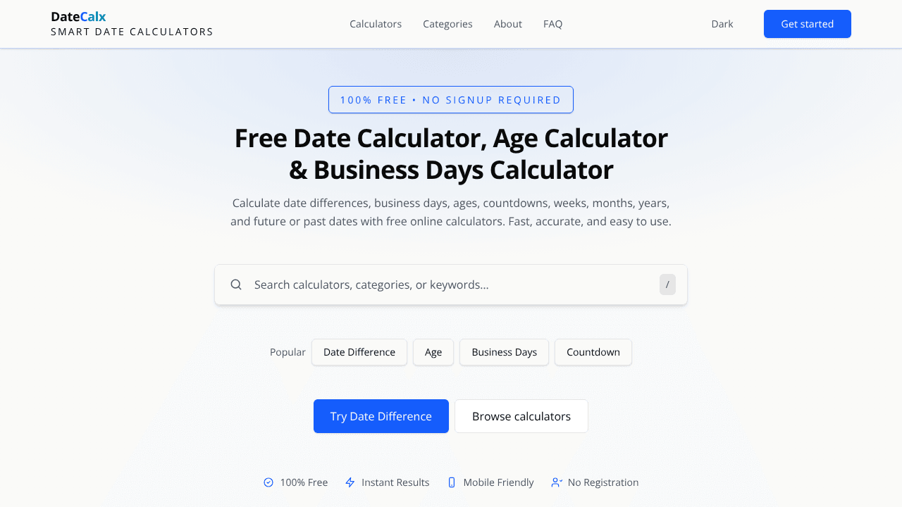 DateCalx