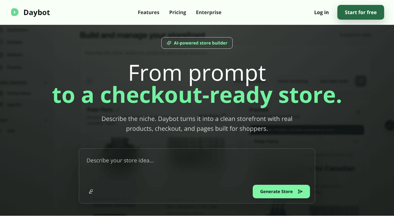 Daybot Storebuilder