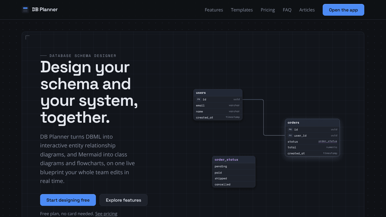 DB Planner