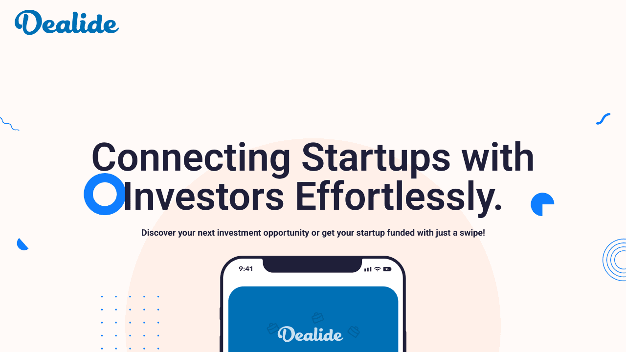 Dealide -for Investors and Entrepreneurs