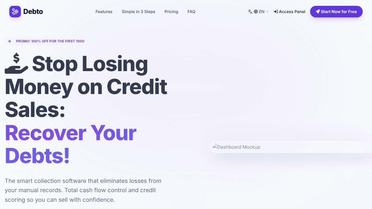 Debto: Smart Debt Management & Payments