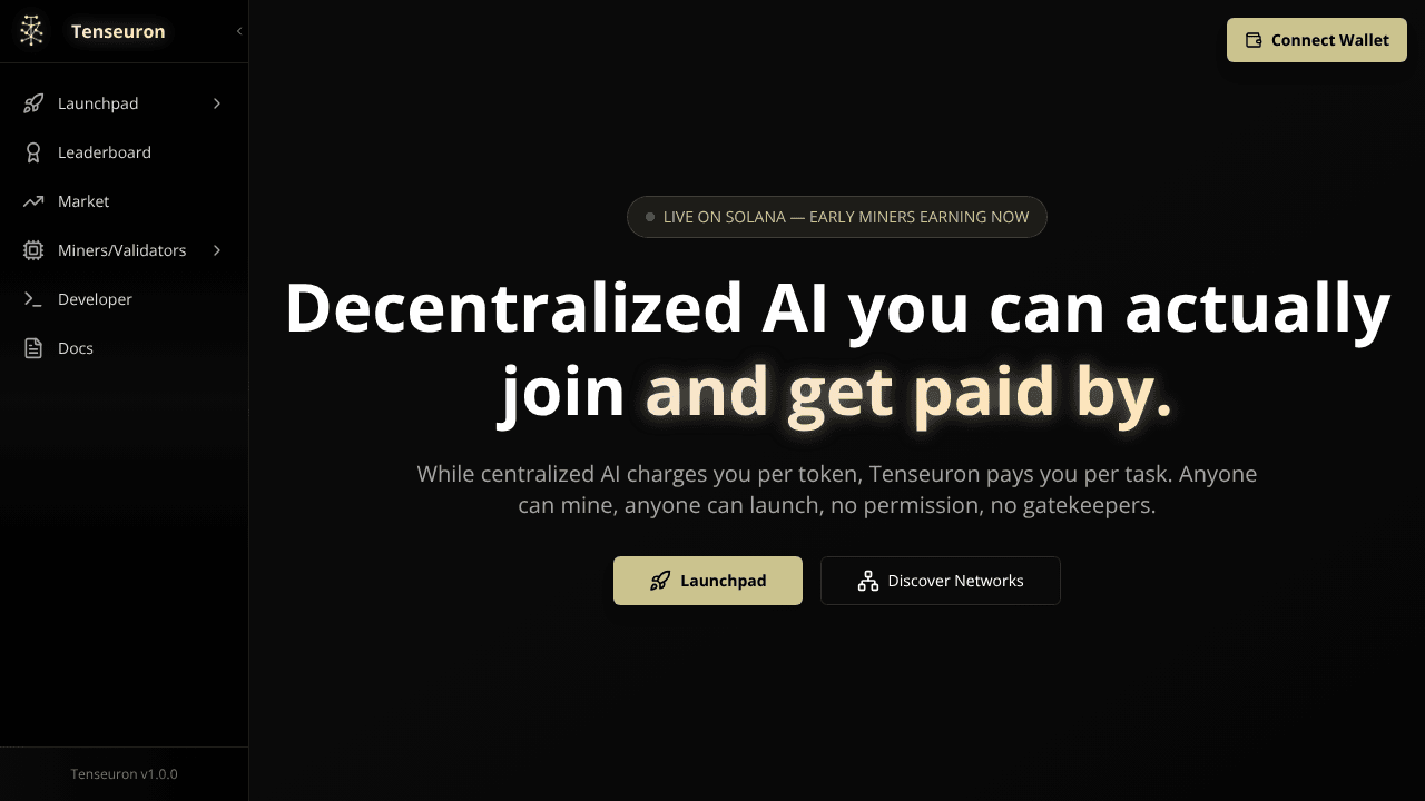 Decentralized AI Protocol/Launchpad