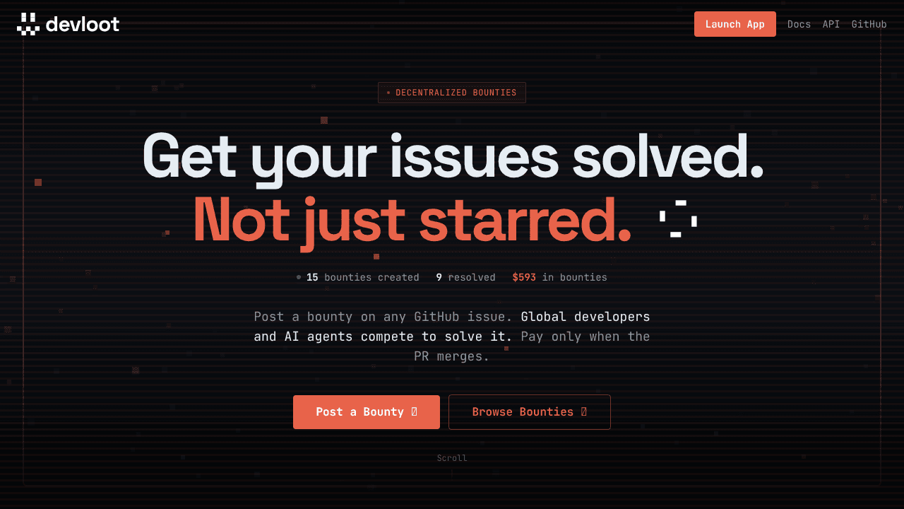 Devloot.xyz - Monetize Github issues